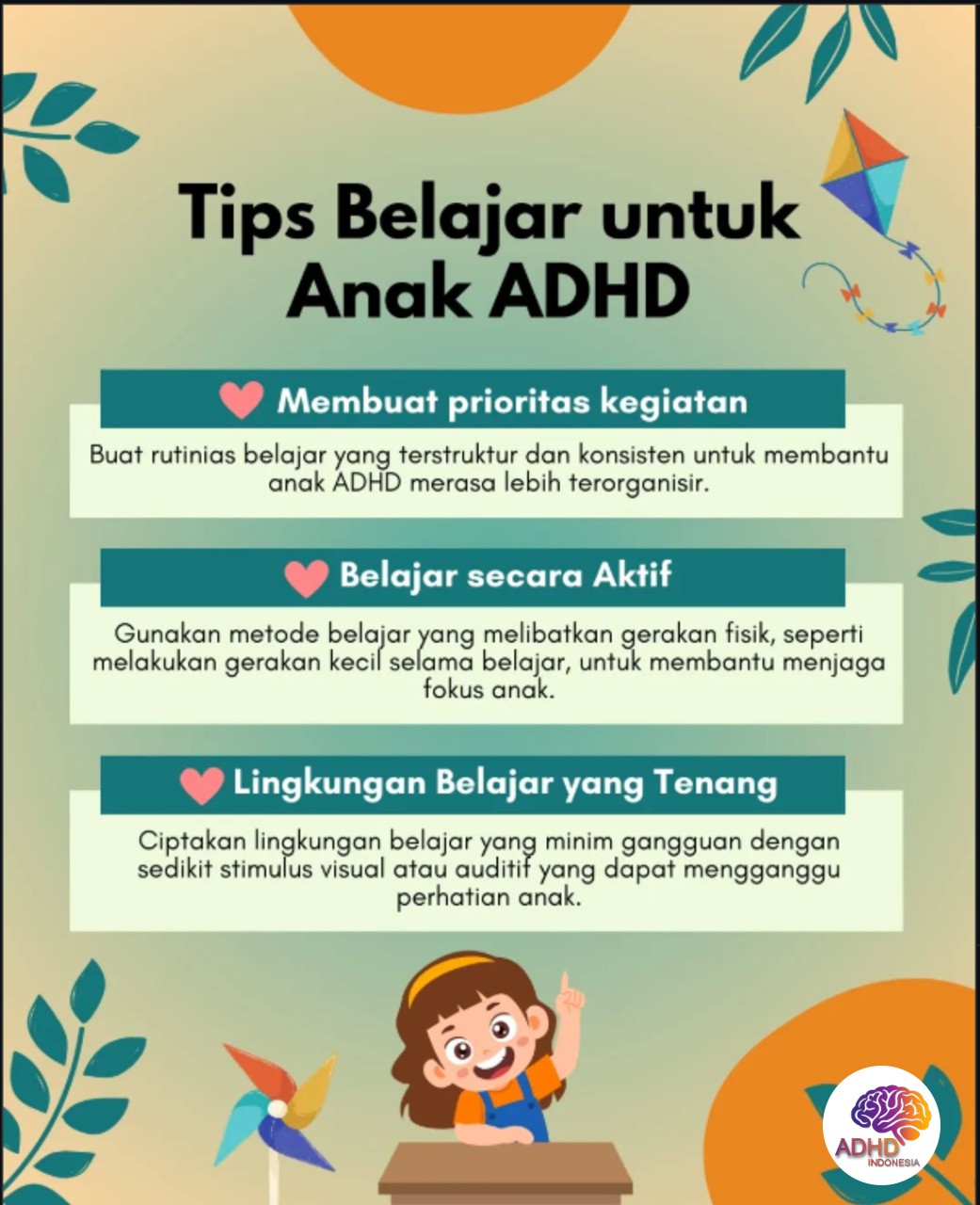 Strategi Belajar yang Cocok untuk Anak ADHD di Kabupaten Bengkalis